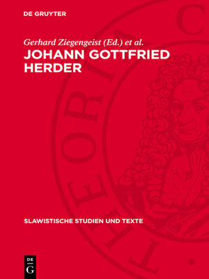 cover image of Johann Gottfried Herder
